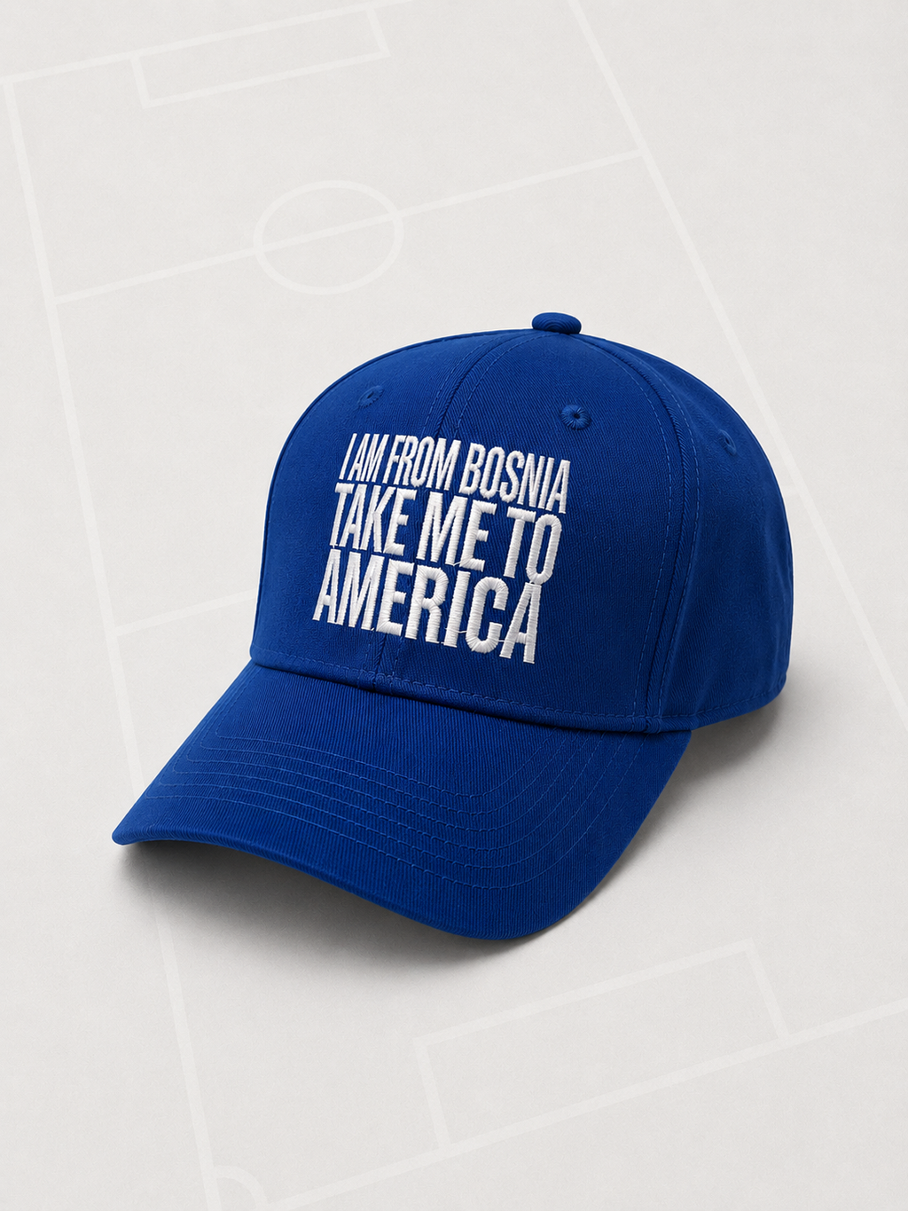 Bosnia Soccer Hat | FREE SHIPPING | Unisex Adult World Cup Bosnia Hat
