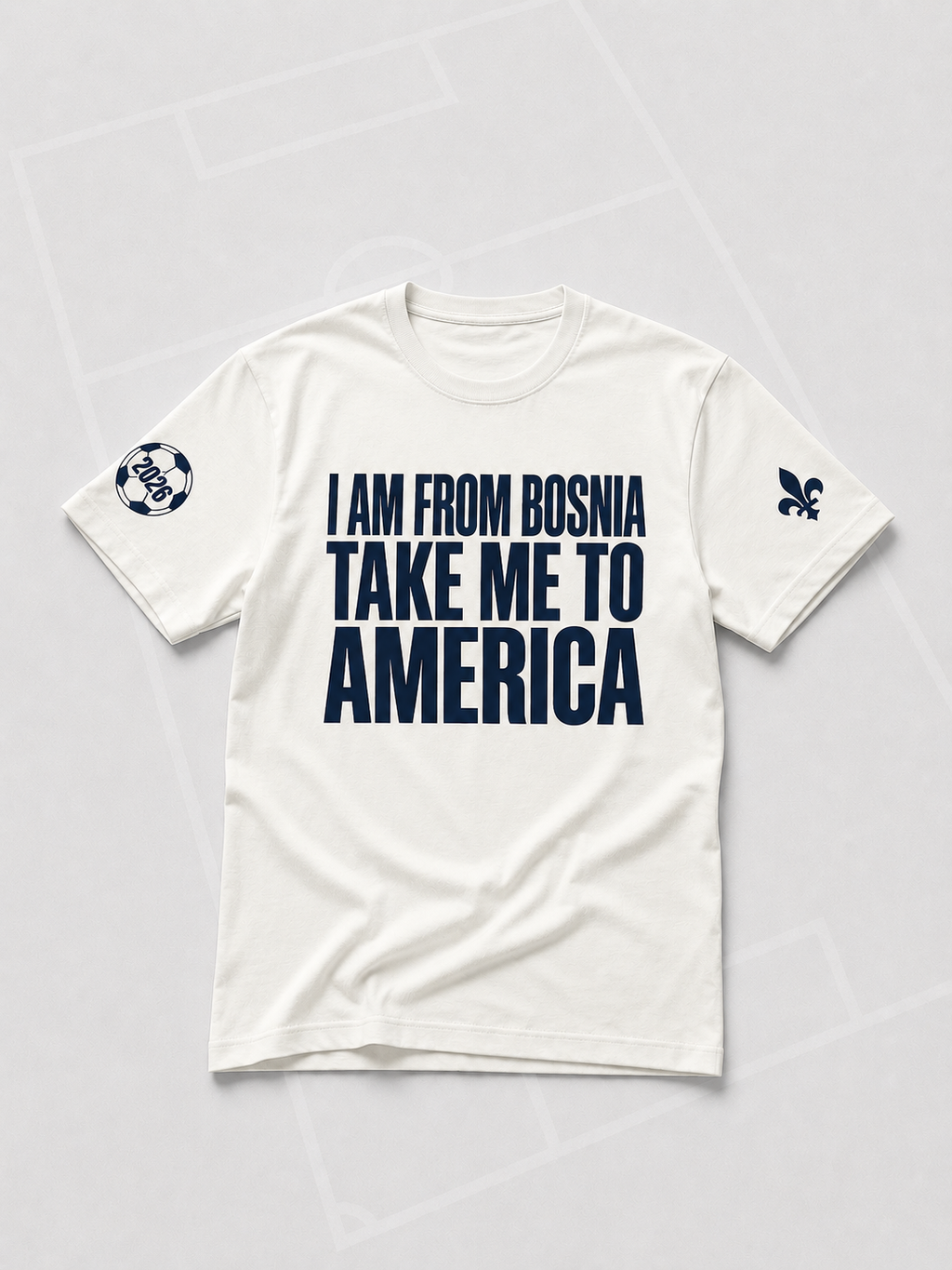 Bosnia Soccer Shirt | FREE SHIPPING | Unisex Adult Bosnia Soccer Shirt | World Cup
